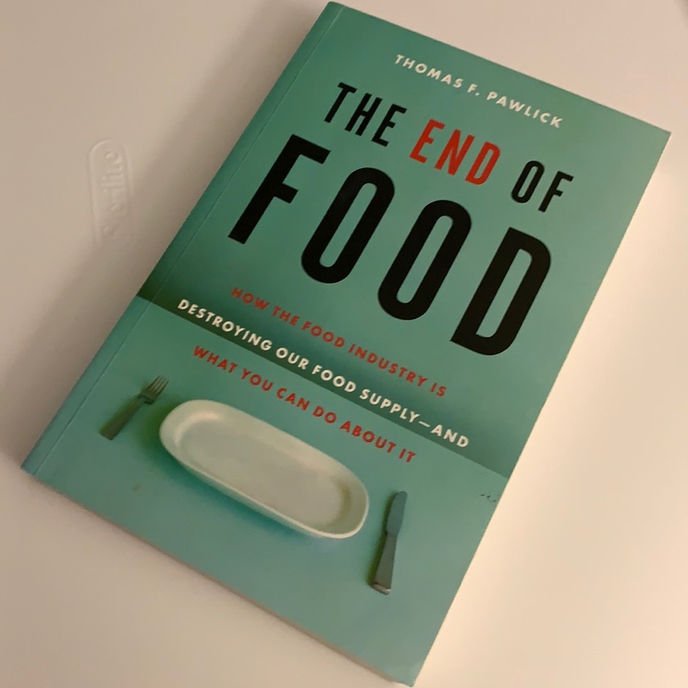 Book. The end of food